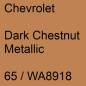 Preview: Chevrolet, Dark Chestnut Metallic, 65 / WA8918.